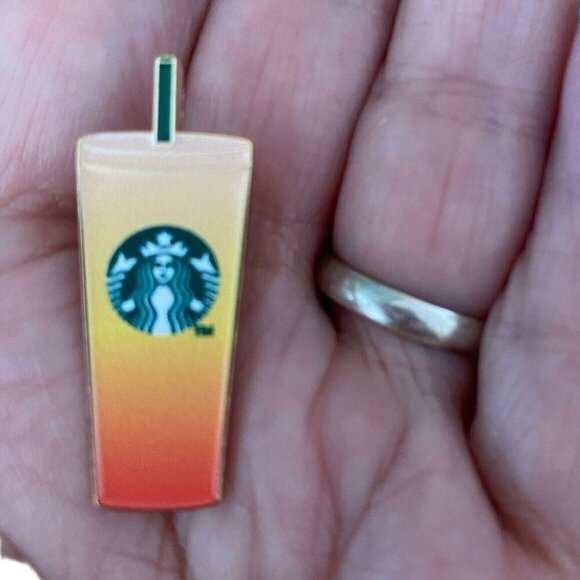 NWT Starbucks Enamel Pin Set Europe Exclusive Cold Cups 3 Pieces Limited Edition - Picture 5 of 11